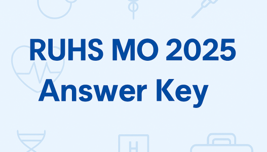 RUHS MO 2024-25 Answer key